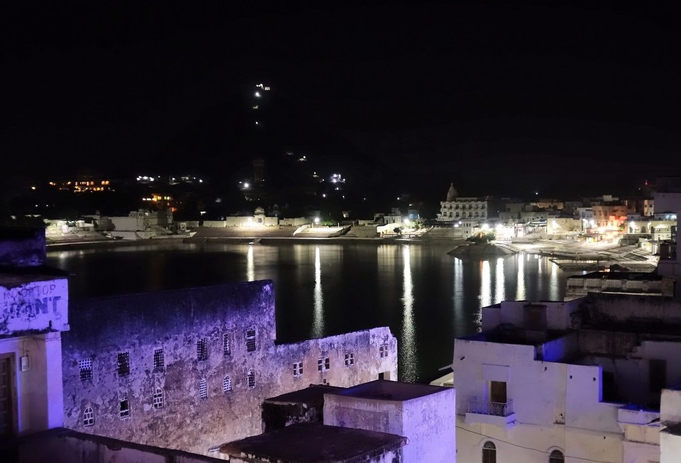 Pushkar by night