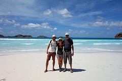 Met OzzieHans @ Lucky beach