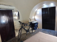 Fiets kan vlotjes in de kamer