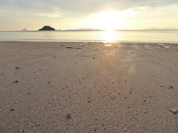 Zongsondergang Pak Meng Beach