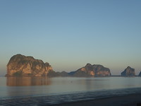 Ochtend op het strand