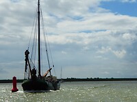 schip op het Ijselmeer