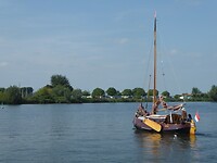 genieten van de rivier "Wolderwijd"