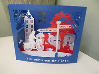 Dit kaartje kregen alle “vrienden op de fiets” adresjes ter gelegenheid 40 ste verjaardag.