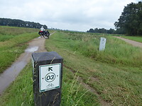 Op de route langs smalle paden