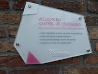Infobord kasteel de Keverberg in Kessel