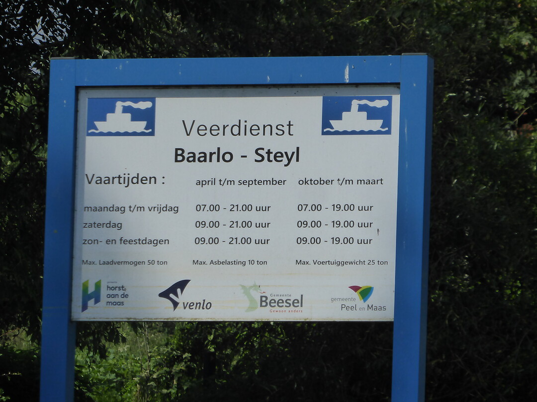 Veerdienst  Infobord