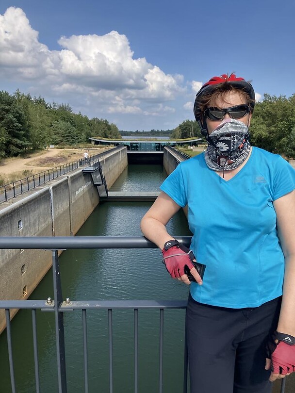 Fotomoment aan Np maasduinen Sluis