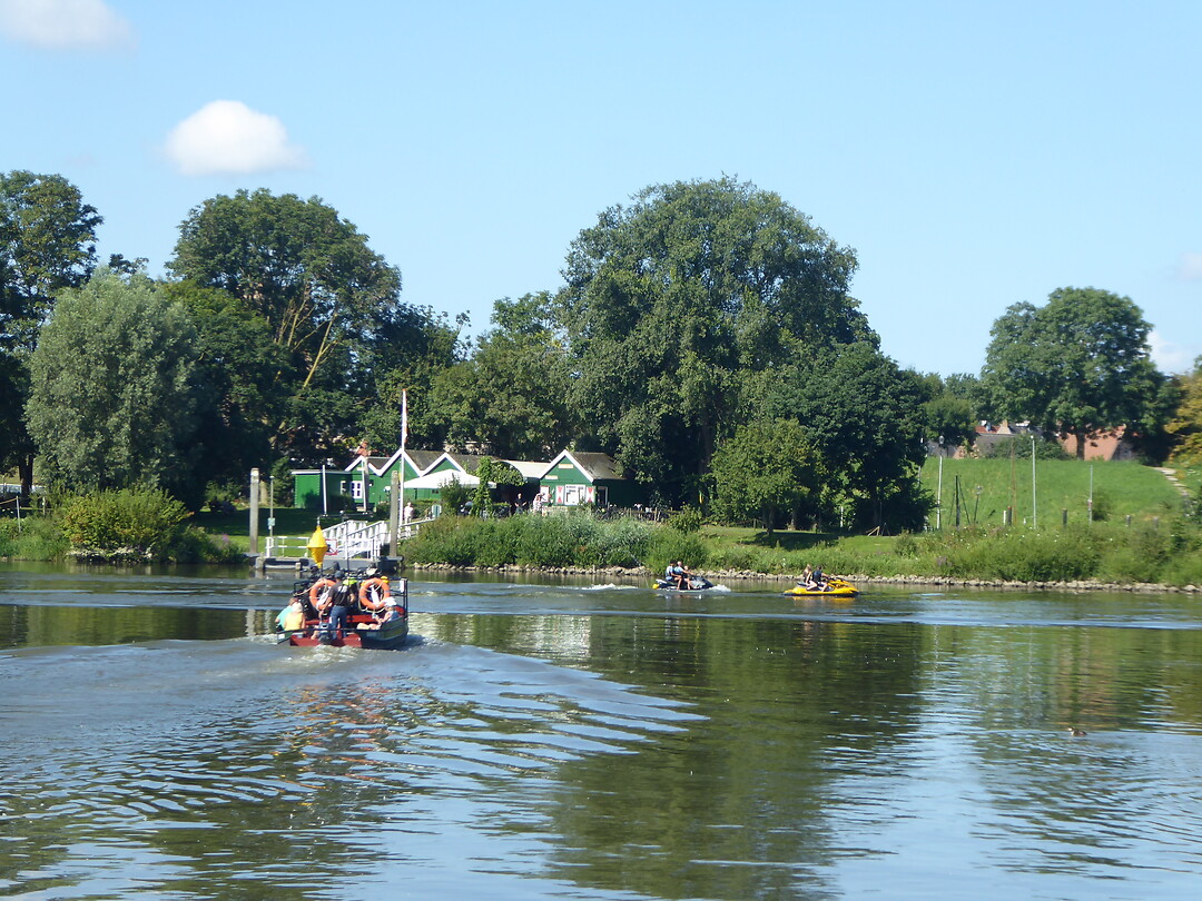 Veerpont in actie