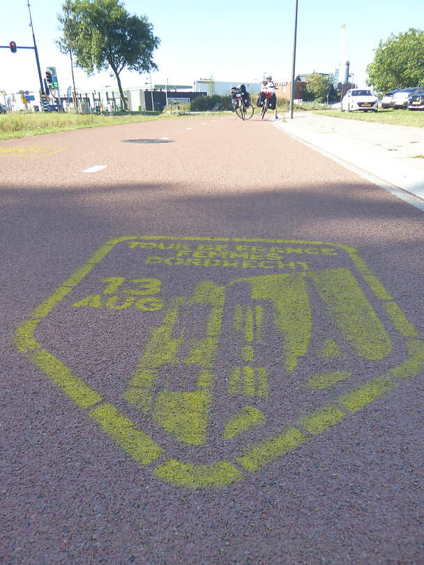 De tour de France voor vrouwen was hier ook