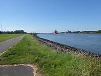 Zicht op de Oude Maas of Dordrechtse Kil?