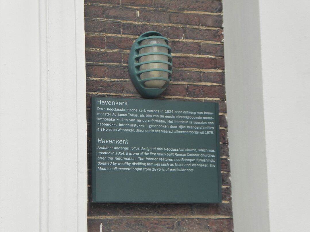 Havenkerk infopaneel