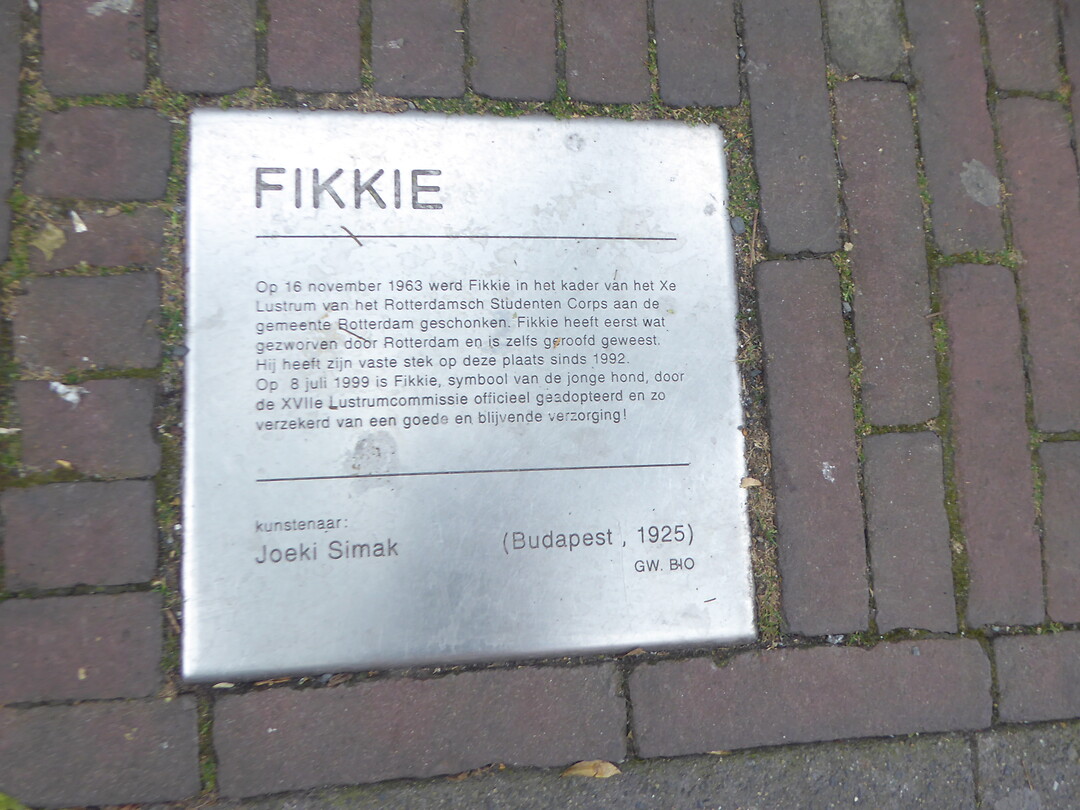 Infobord “Fikkie” standbeeld