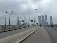 De skyline van Rotterdam