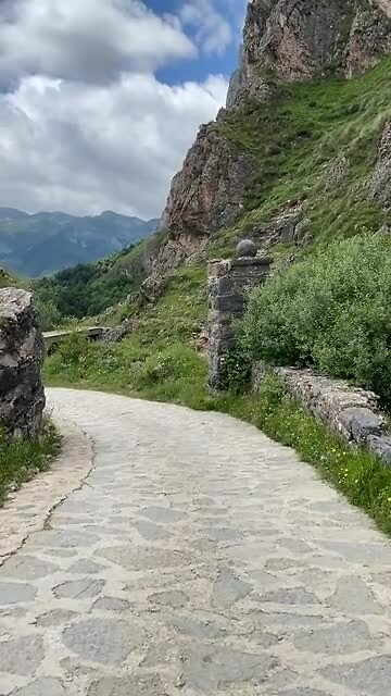 Route naar Fuente Dé terug.