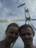 Wij op het dak van het Parlement House
