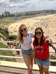 Bondi Beach met Sheonie uit de Philippijnen