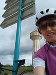 Blij met fiets in Gironcourt