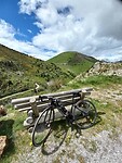 Bankje met uitzicht op Col de Sarenne
