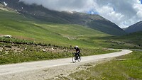 Op de terugweg op de Col de Sarenne