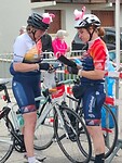 20240606 Margriet en ik na de finish aan het appen