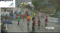 20240606 Emma spotte mij op tv bij 2e finish