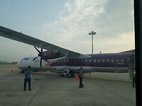 Vliegtuig van Ho Chi Mihn City naar Sihanoukville