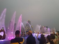 Lichtshow bij Iconsiam