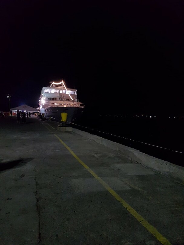 Doulos Hope at night