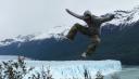 Jumping on snow...