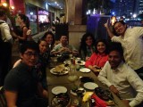 Uiteten bij lugana Mexicaans restaurant in Clarq Key met NLP klas