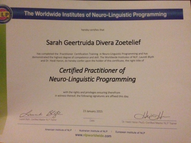 Certificaat!!