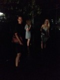 Lopen door overstroomde straten