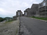 Oplopen naar de poort (Vauban) in Langres