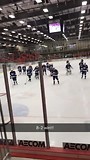 De eerste thuisgame van het ijshockey team