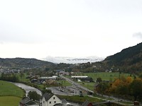 Uitzicht vanaf Steinsdalsfossen