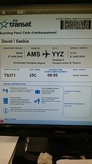 Onze ticket en vlucht nummer
