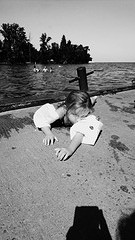 Aan het meer met de kinderen Ever in de zon ☀