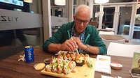 Shushi en gelijk fysio voor Pa