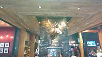 Diner room luchthaven Montreal, Cananda