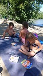 BIj het meer met de kinderen
