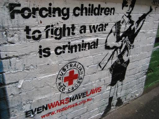 Forcing children to fight a war is criminal