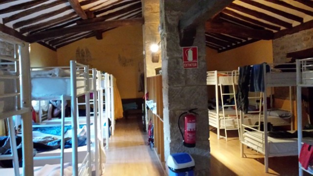 slaapzaal in Sansol