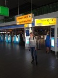 Wilma voor de check-in 20150117