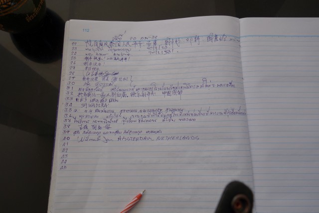Blijkt mijn handschrift inderdaad net Chinees lastig te lezen....