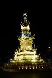 Chiang Rai Tower Clock 's avonds ca 23:30 uur