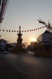 Chiang Rai Tower Clock 's morgens 07:45 uur