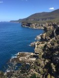 View along the coast