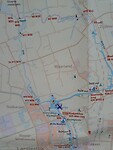 Oudkarspel, maar bij het kruisje is onze ligplaats