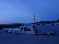 De avond valt